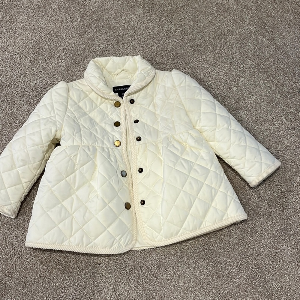 Ralph Lauren Off White Coat, 24 months